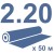 2,20x50 м 5 025 грн.