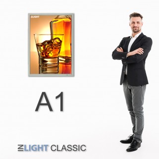 ФРЕЙМЛАЙТ А1 INLIGHT CLASSIC ОДНОСТОРОННІЙ НАСТІННИЙ | світлова панель в алюмінієвій клік-рамці