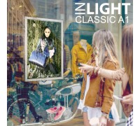 Фреймлайт А1 CLASSIC на тросах, 2-стор., клік-рамка