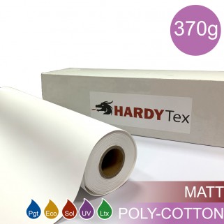 370g ХОЛСТ POLY-COTTON MATTE UNIVERSAL. Полікотоновий матовий холст для друку.