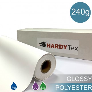 240g ХОЛСТ POLYESTER GLOSSY (WP-600CVG). Поліестеровий глянсовий холст для друку.