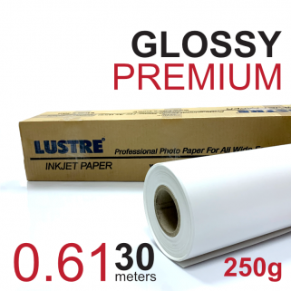 Фото папір Lustre Premium GLOSSY 250 гр/м2 0.61*30