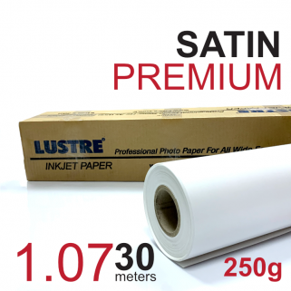 Фото папір Lustre Premium SATİN 250 гр/м2 1.067*30