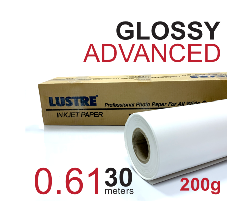 Фото папір Lustre Advanced GLOSSY 200 гр/м2 0.61*30